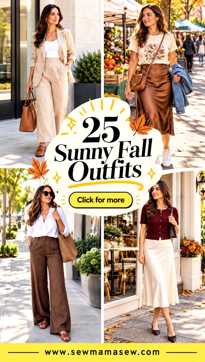 25 Sunny Fall Outfits for Relaxed Stylish Weekend Plans - 25 Sunny Fall Outfits for Relaxed, Stylish Weekend Plans