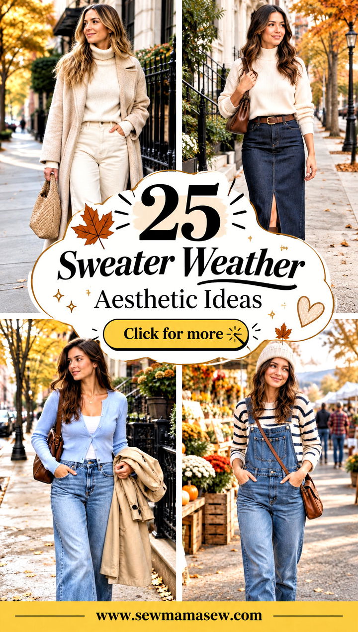 25 Sweater Weather Aesthetic Ideas for Cozy Autumn Days - 25 Sweater Weather Aesthetic Ideas for Cozy Autumn Days