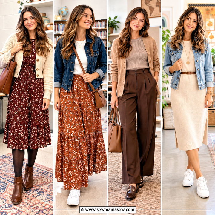 25 Teacher Fall Outfits for Cozy, Confident School Days