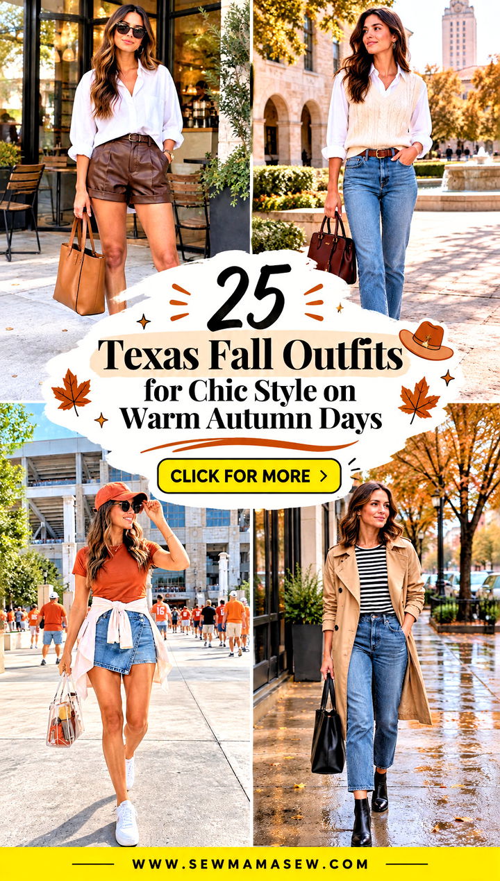 25 Texas Fall Outfits for Chic Style on Warm Autumn Days - 25 Texas Fall Outfits for Chic Style on Warm Autumn Days