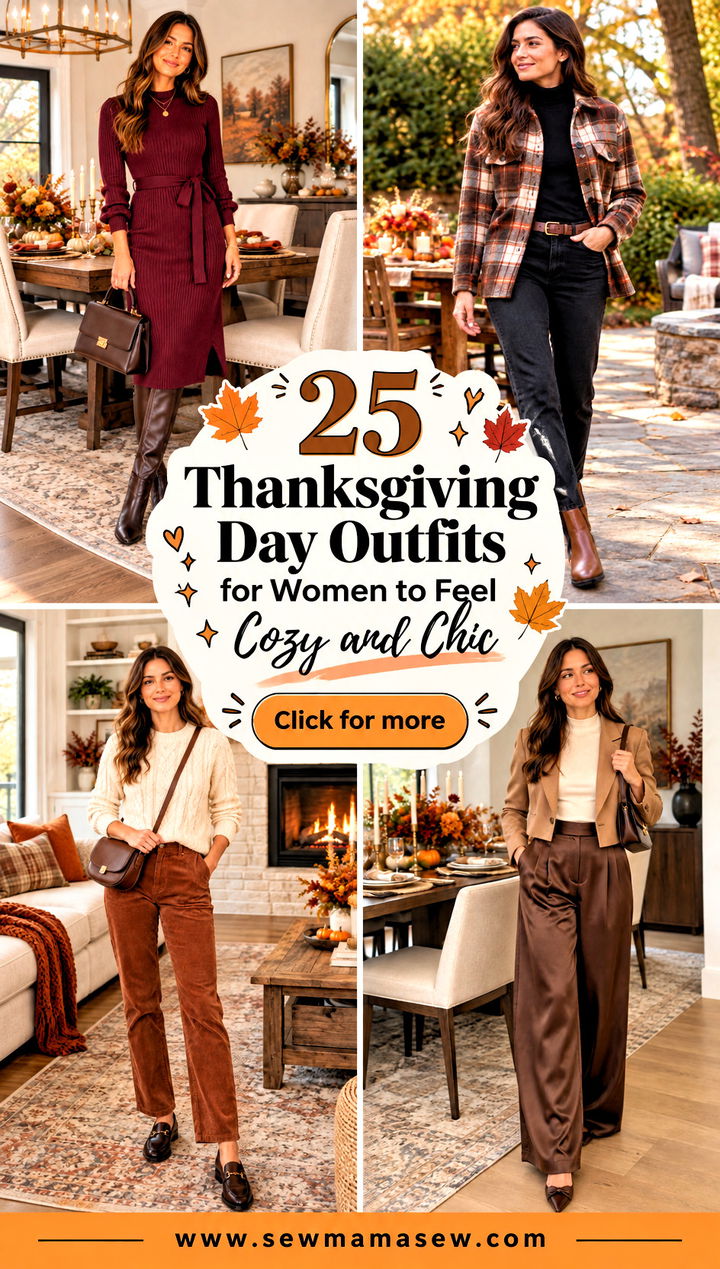 25 Thanksgiving Day Outfits for Women to Feel Cozy and Chic - 25 Thanksgiving Day Outfits for Women to Feel Cozy and Chic