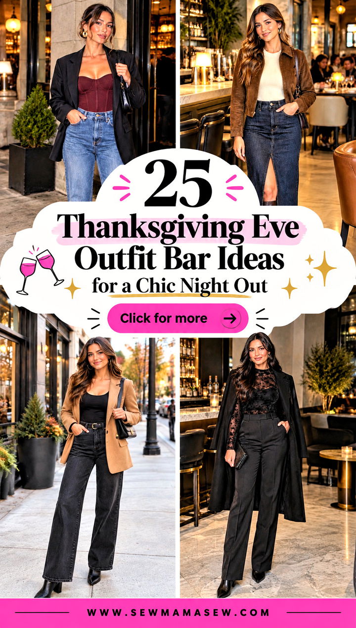 25 Thanksgiving Eve Outfit Bar Ideas for a Chic Night Out - 25 Thanksgiving Eve Outfit Bar Ideas for a Chic Night Out