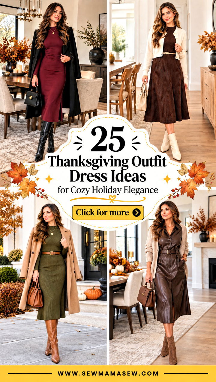 25 Thanksgiving Outfit Dress Ideas for Cozy Holiday Elegance - 25 Thanksgiving Outfit Dress Ideas for Cozy Holiday Elegance