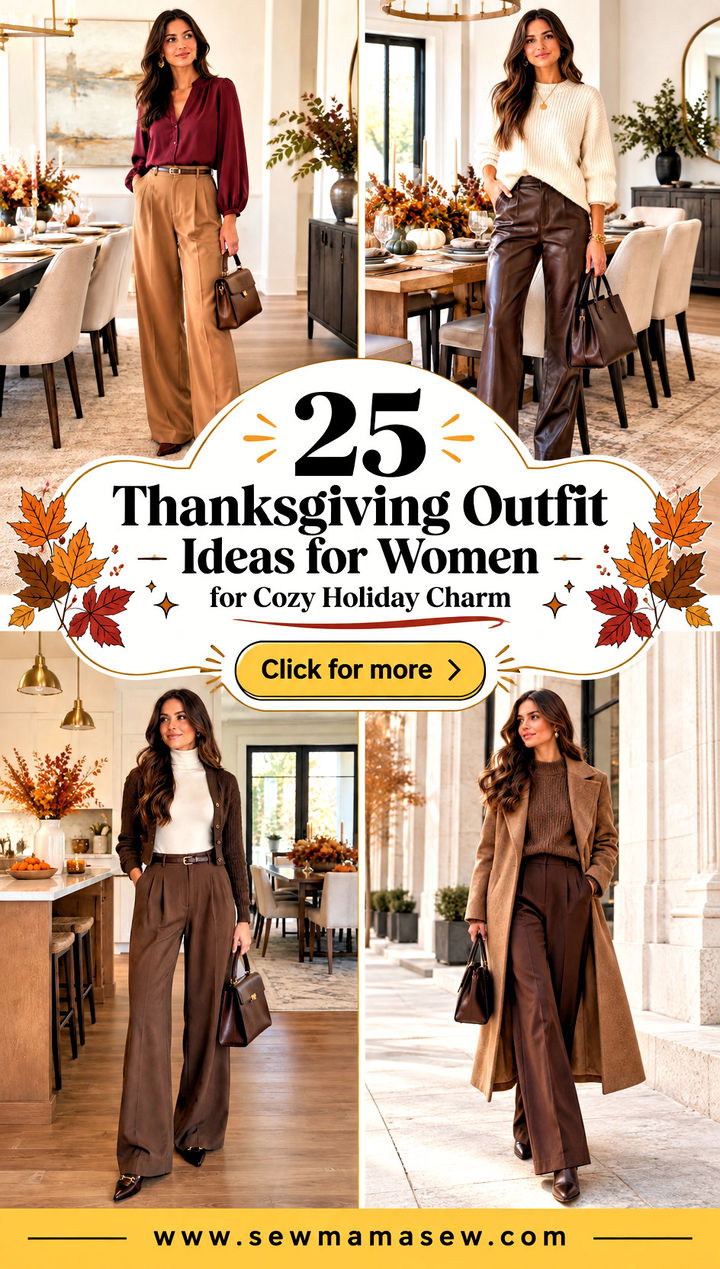 25 Thanksgiving Outfit Ideas for Women for Cozy Holiday Charm - 25 Thanksgiving Outfit Ideas for Women for Cozy Holiday Charm