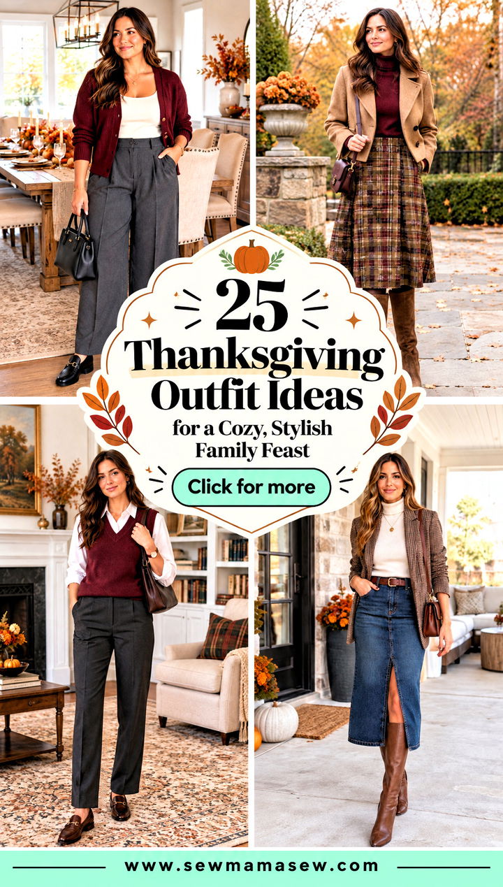 25 Thanksgiving Outfit Ideas for a Cozy Stylish Family Feast - 25 Thanksgiving Outfit Ideas for a Cozy, Stylish Family Feast