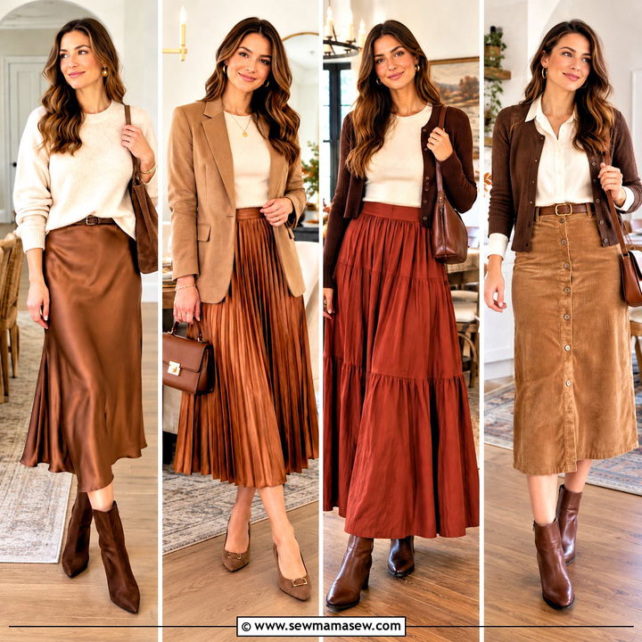 25 Thanksgiving Outfit Skirt Ideas for Charming Holiday Style