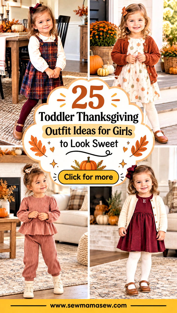 25 Toddler Thanksgiving Outfit Ideas for Girls to Look Sweet - 25 Toddler Thanksgiving Outfit Ideas for Girls to Look Sweet