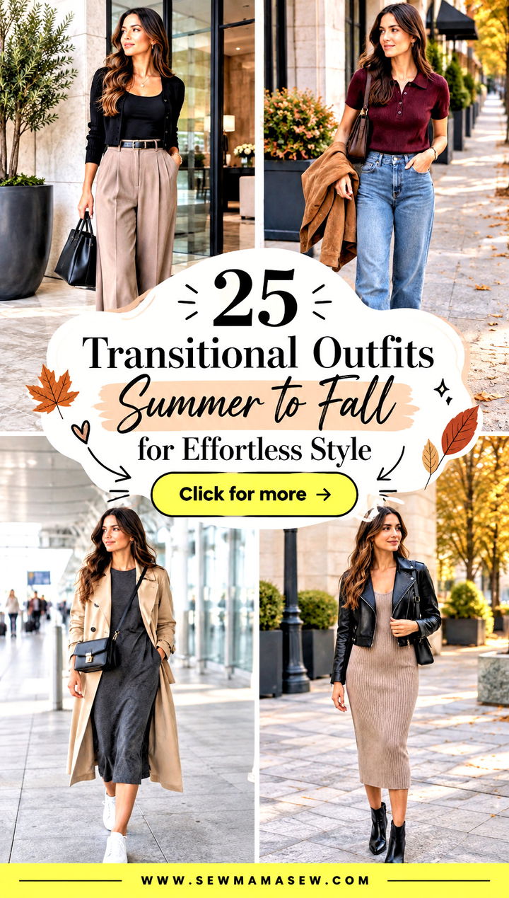 25 Transitional Outfits Summer to Fall for Effortless Style - 25 Transitional Outfits Summer to Fall for Effortless Style