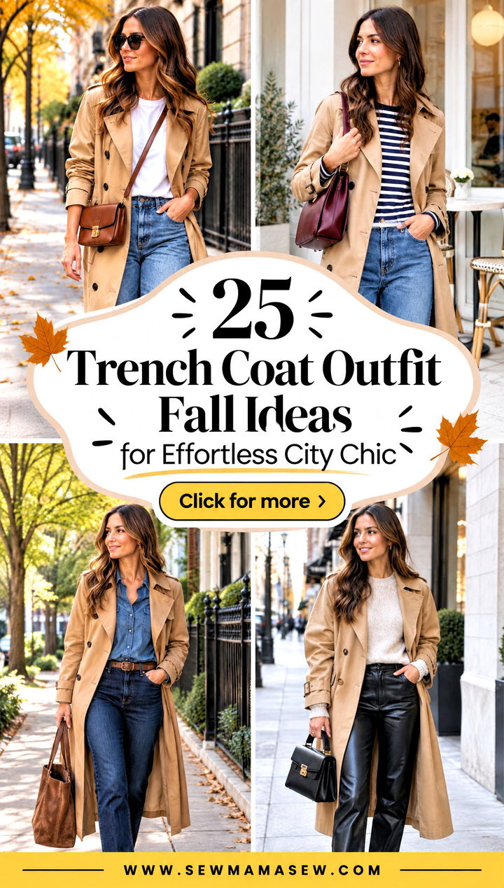 25 Trench Coat Outfit Fall Ideas for Effortless City Chic - 25 Trench Coat Outfit Fall Ideas for Effortless City Chic