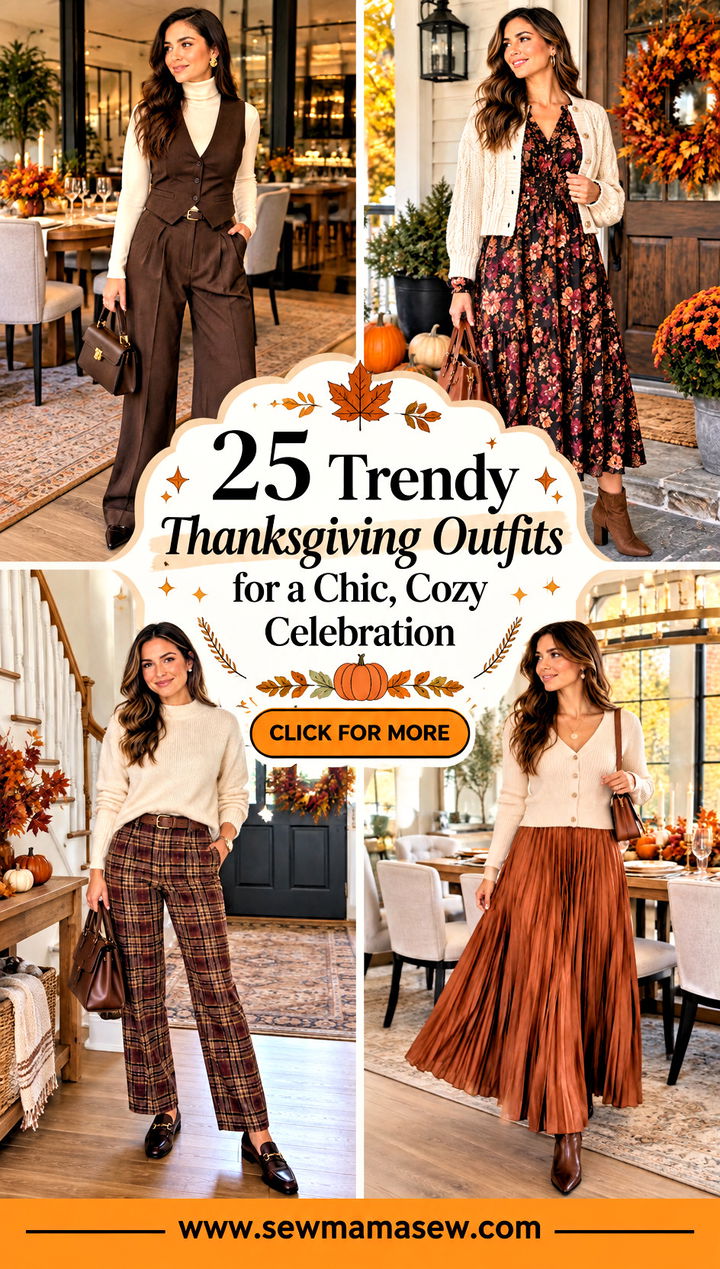 25 Trendy Thanksgiving Outfits for a Chic Cozy Celebration - 25 Trendy Thanksgiving Outfits for a Chic, Cozy Celebration