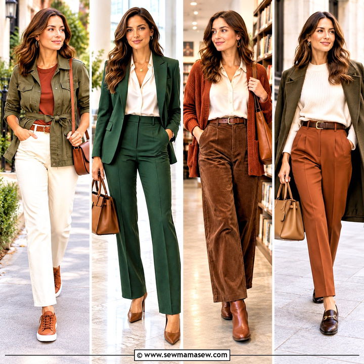 25 True Autumn Color Palette Outfits for Rich, Cozy Style