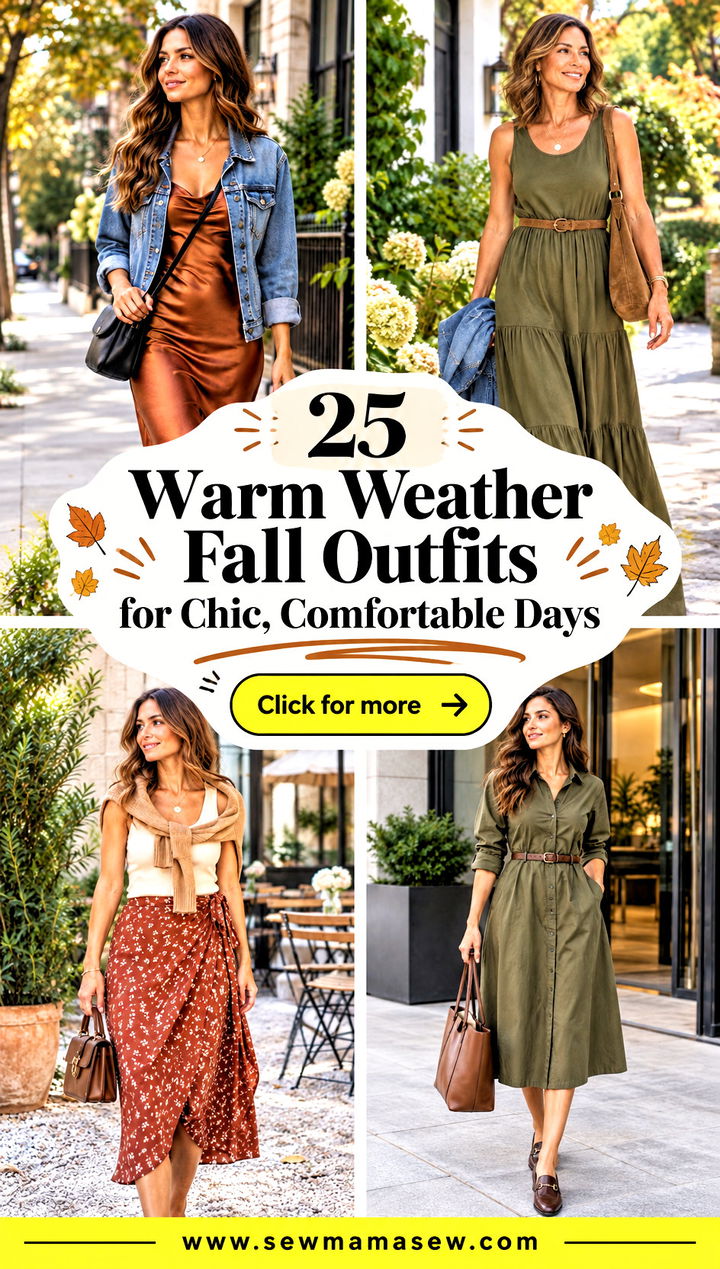 25 Warm Weather Fall Outfits for Chic Comfortable Days - 25 Warm Weather Fall Outfits for Chic, Comfortable Days