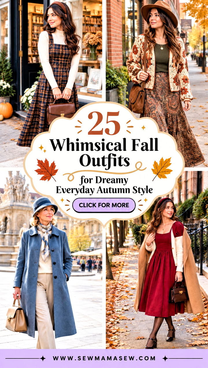 25 Whimsical Fall Outfits for Dreamy Everyday Autumn Style - 25 Whimsical Fall Outfits for Dreamy Everyday Autumn Style