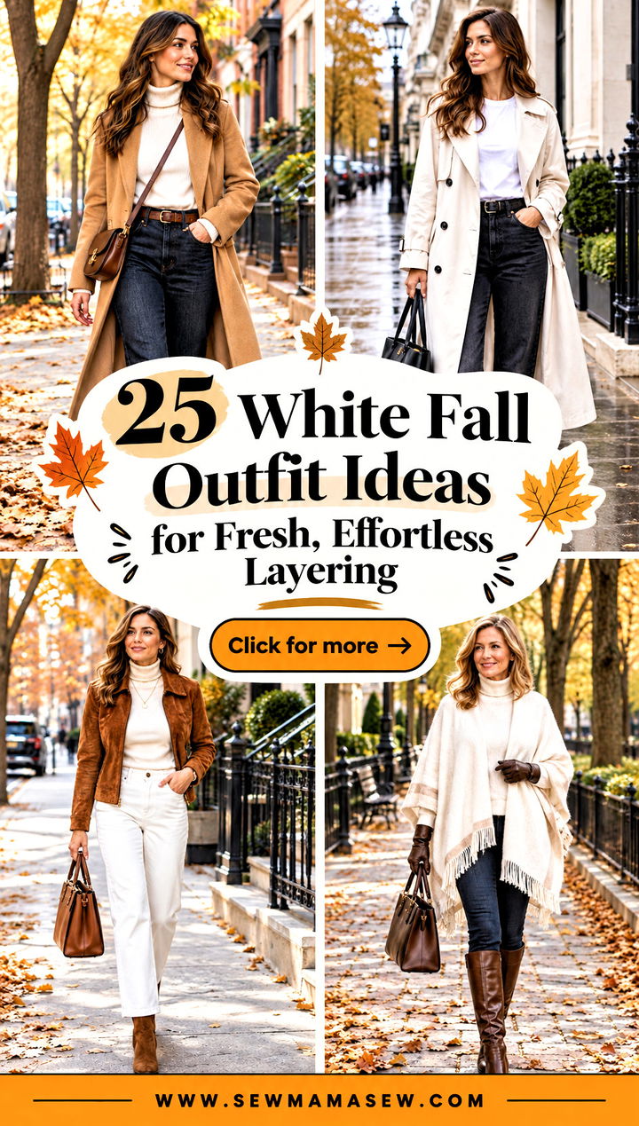 25 White Fall Outfit Ideas for Fresh Effortless Layering - 25 White Fall Outfit Ideas for Fresh, Effortless Layering
