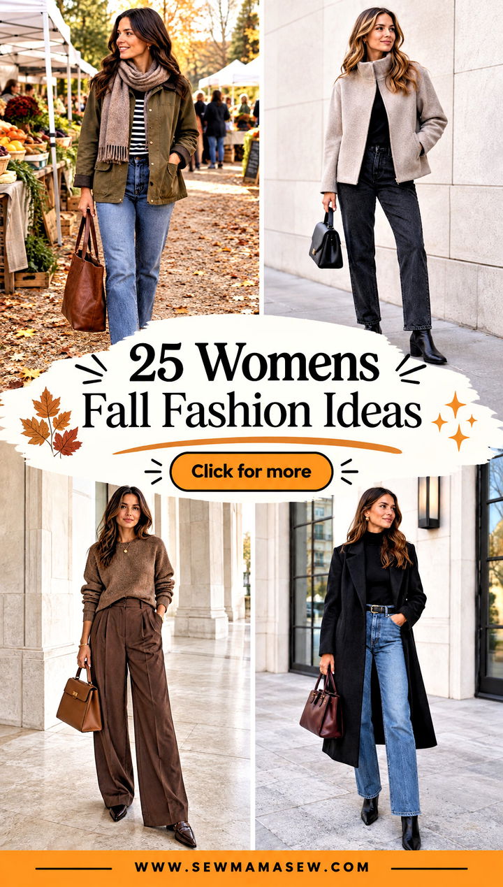 25 Womens Fall Fashion Ideas for a Fresh Everyday Wardrobe - 25 Womens Fall Fashion Ideas for a Fresh Everyday Wardrobe