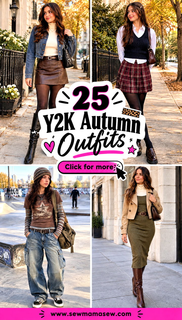 25 Y2K Autumn Outfits for Playful Nostalgic Weekend Style - 25 Y2K Autumn Outfits for Playful, Nostalgic Weekend Style