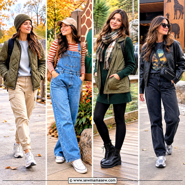 25 Zoo Outfit Fall Ideas for Comfy, Carefree Family Days
