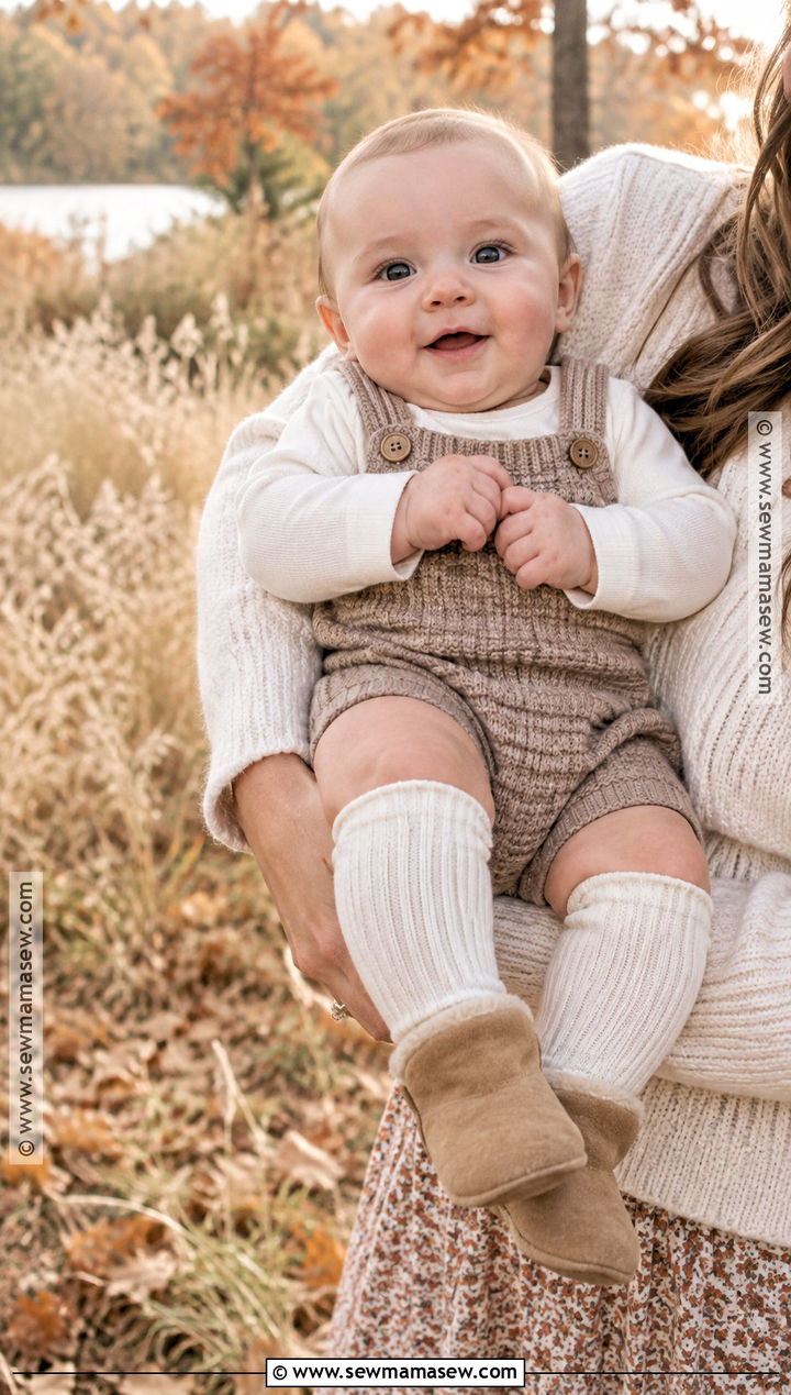 3 Month Old Neutral Family Photo Fall Outfit - 15 3 month old fall outfits