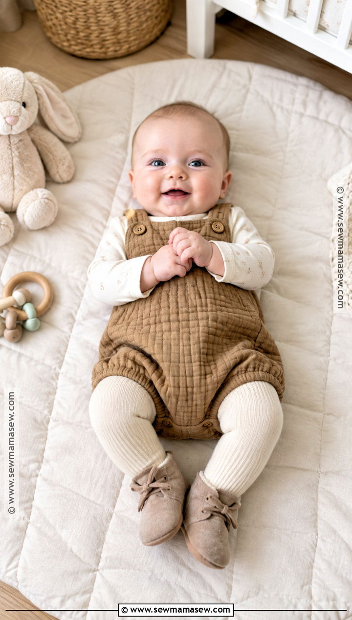 3 Month Old Quilted Romper Fall Outfit - 15 3 month old fall outfits