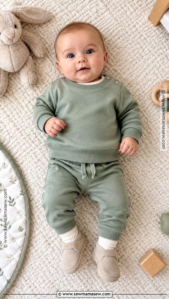 3 Month Old Sweatshirt And Joggers Fall Outfit - 15 3 month old fall outfits