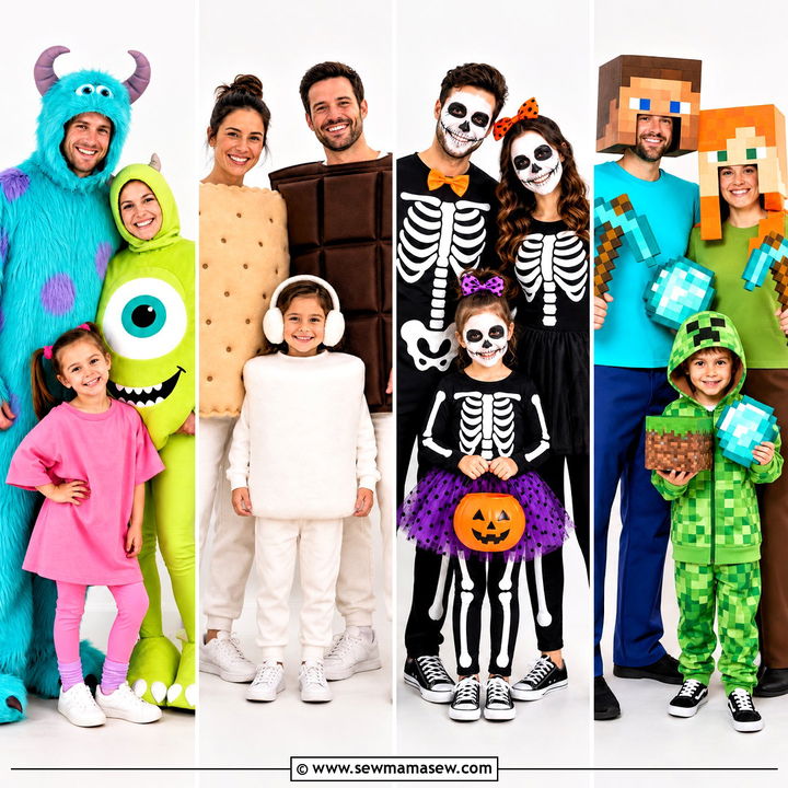 30 3 Family Halloween Costumes for a Sweet Trio Celebration