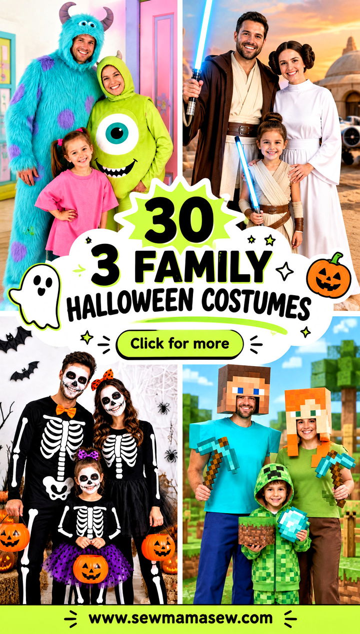 30 3 Family Halloween Costumes - 30 3 Family Halloween Costumes