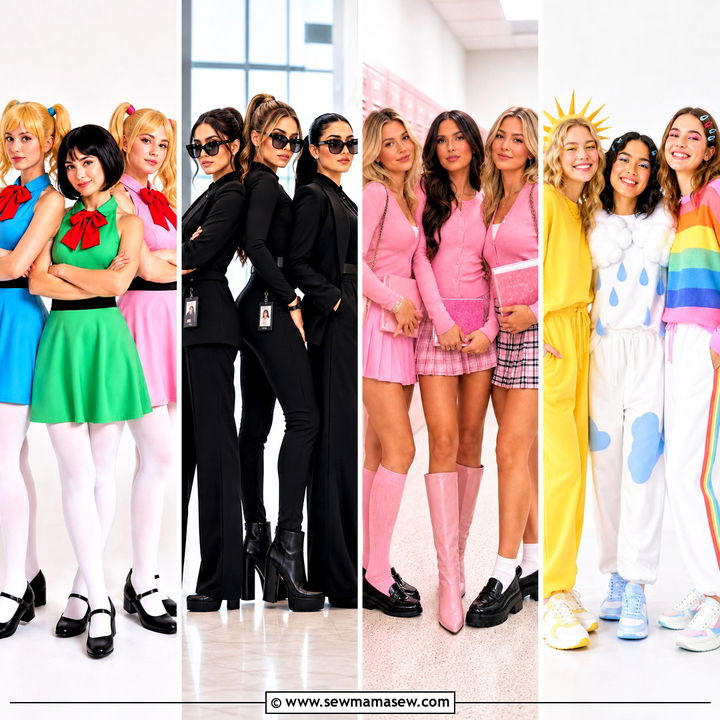 30 3 Ppl Halloween Outfits for a Fun and Memorable Trio Look