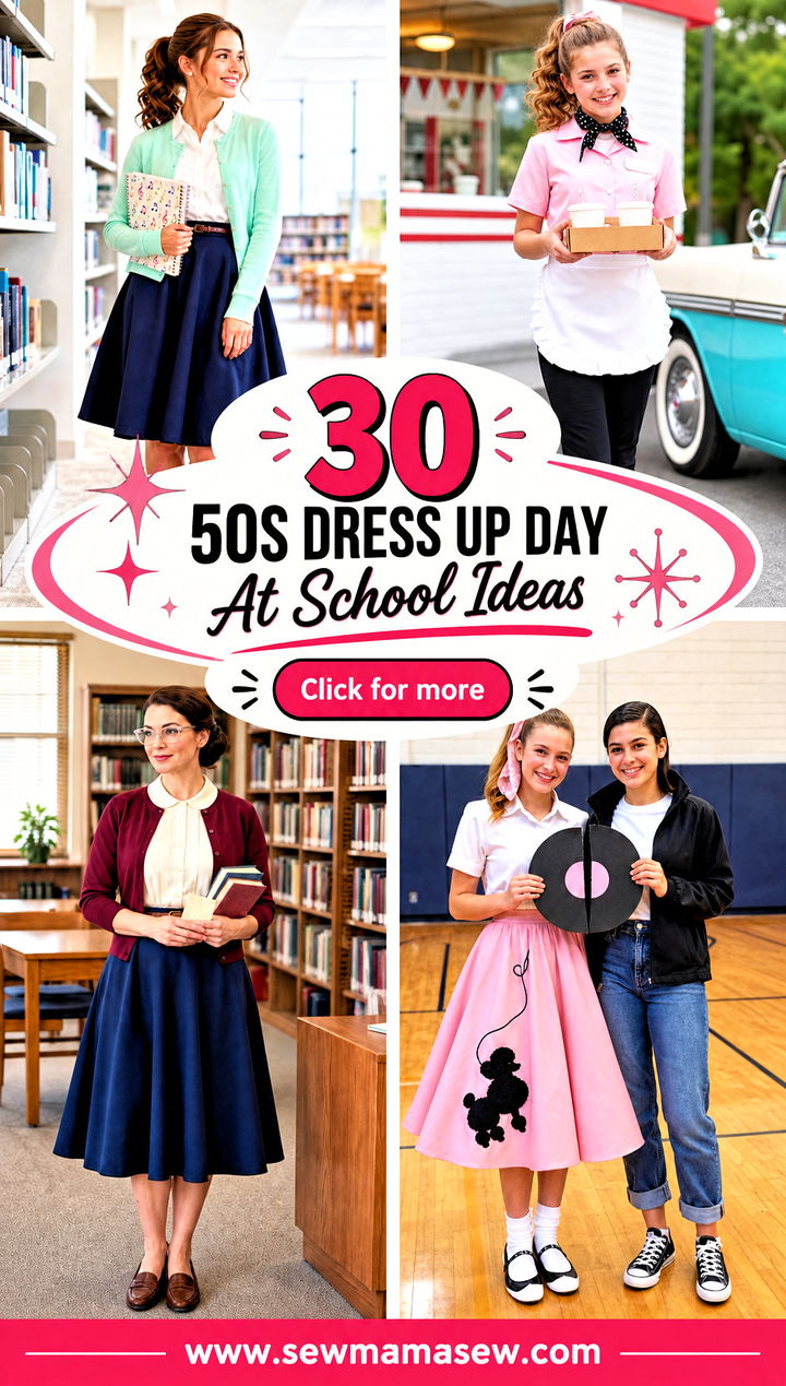 30 50S Dress Up Day At School Ideas - 30 50S Dress Up Day At School Ideas