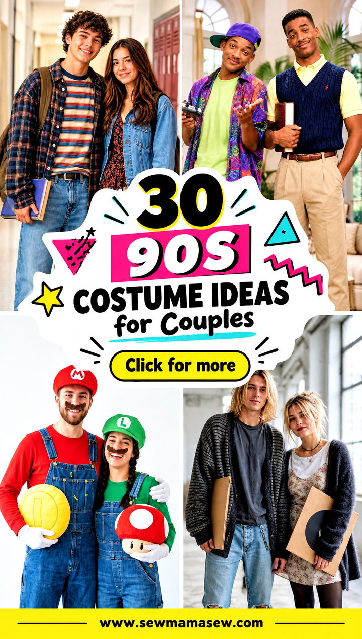 30 90S Costume Ideas for Couples - 30 90S Costume Ideas for Couples