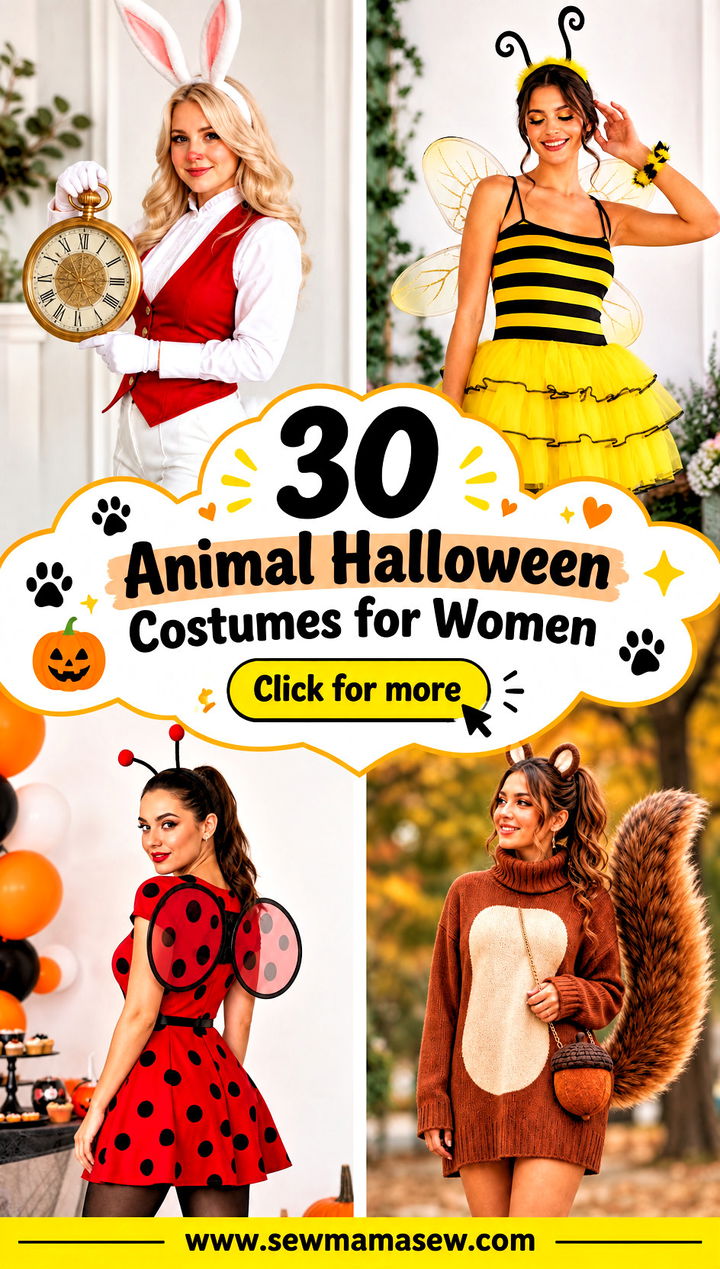 30 Animal Halloween Costumes for Women - 30 Animal Halloween Costumes for Women
