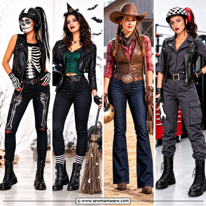 30 Biker Girl Costume Ideas for an Edgy Halloween Party Look