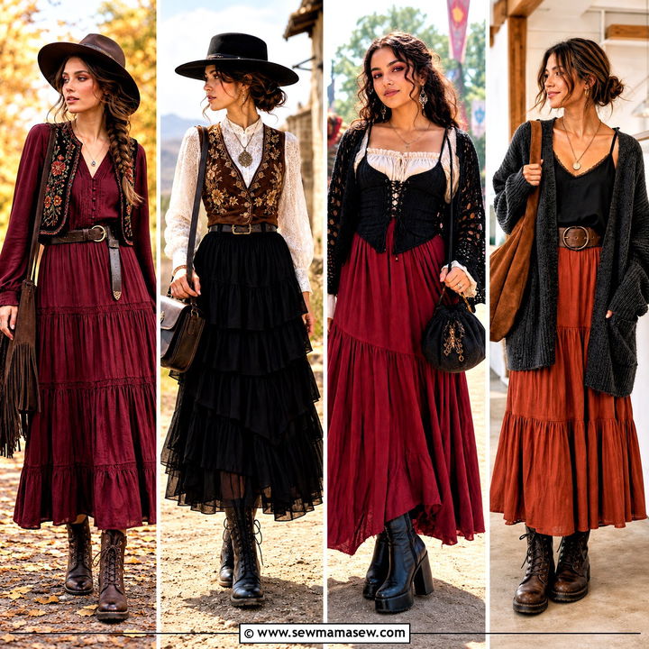 30 Boho Witch Outfits