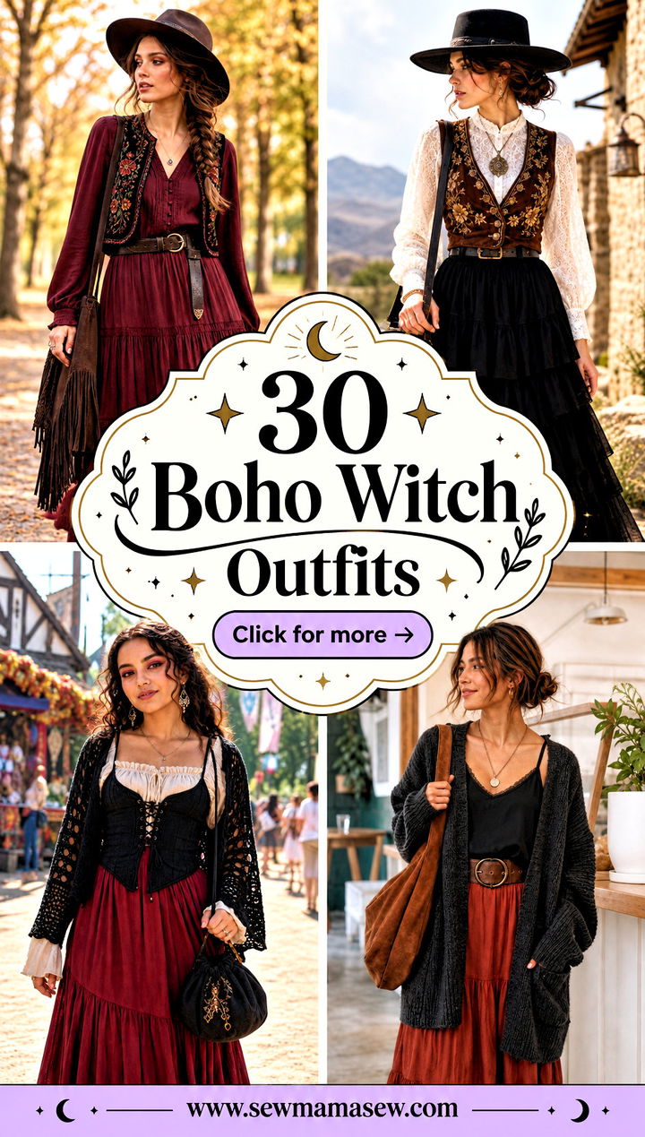 30 Boho Witch Outfits - 30 Boho Witch Outfits
