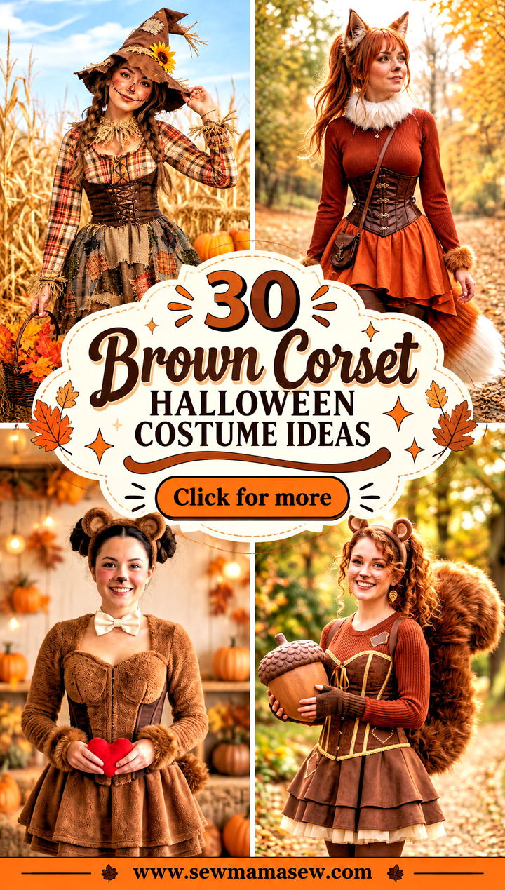 30 Brown Corset Halloween Costume Ideas - 30 Brown Corset Halloween Costume Ideas