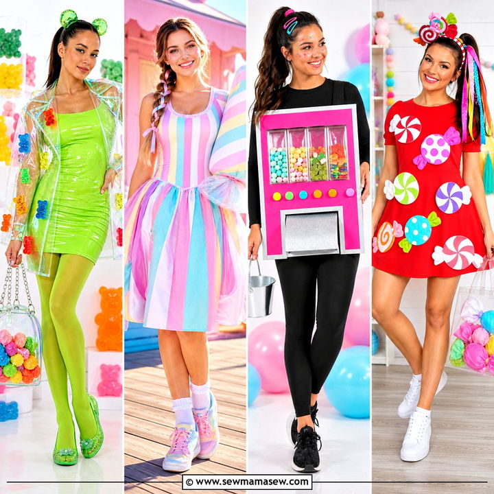 30 Candy Girl Halloween Costume Ideas for Sweet Party Style
