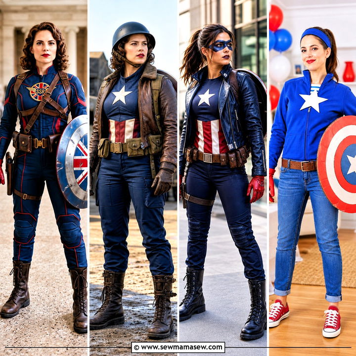 30 Captain America Costume Ideas for Women: Bold Party Looks