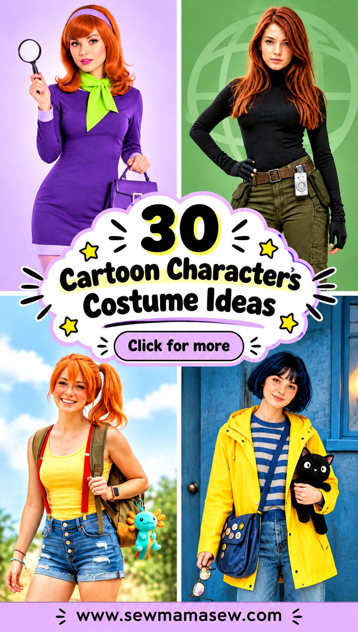 30 Cartoon Characters Costume Ideas - 30 Cartoon Characters Costume Ideas
