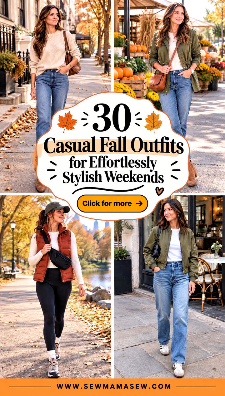 30 Casual Fall Outfits for Effortlessly Stylish Weekends - 30 Casual Fall Outfits for Effortlessly Stylish Weekends