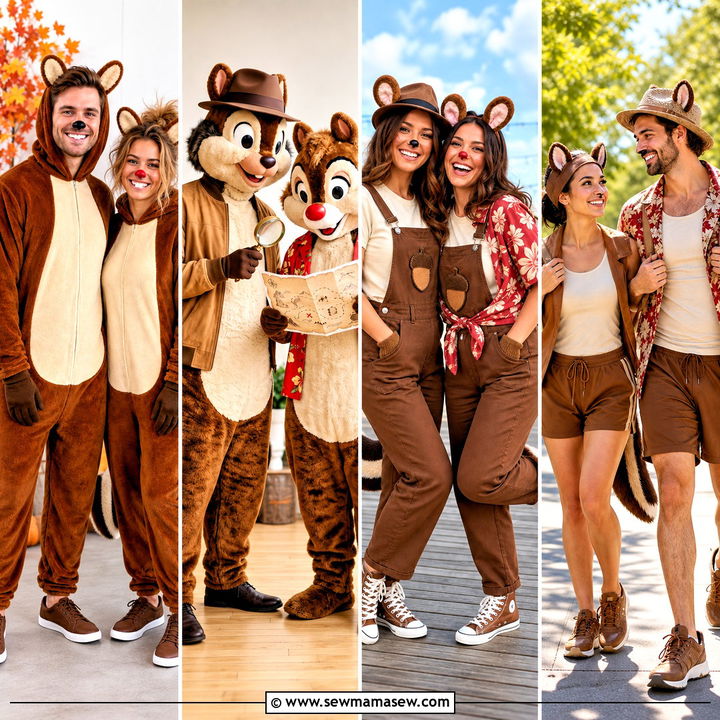 30 Chip and Dale Costume Ideas for Playful Halloween Duos