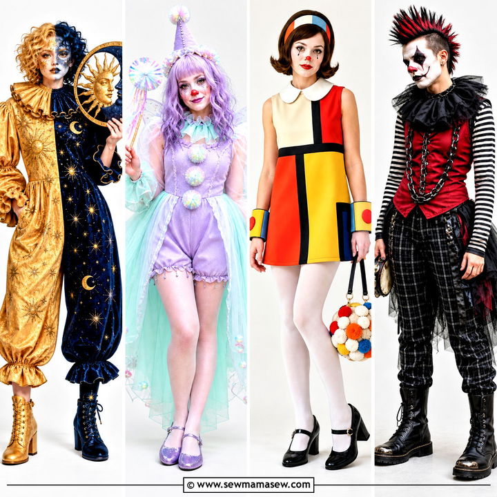 30 Clown Costume Aesthetic Ideas for a Dreamy Halloween
