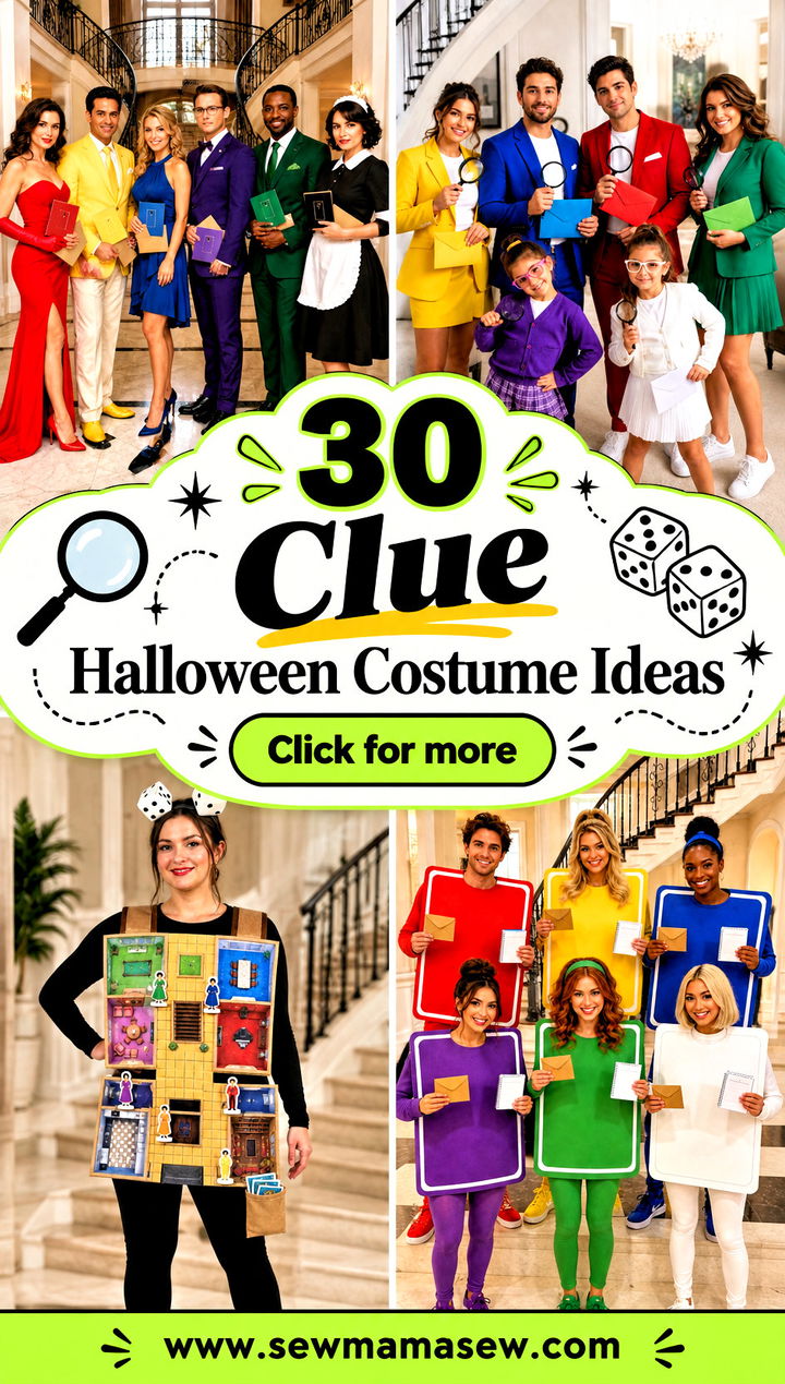 30 Clue Halloween Costume Ideas - 30 Clue Halloween Costume Ideas