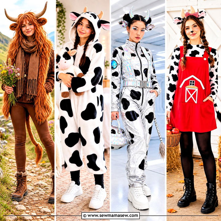 30 Cow Costume Women's Ideas for a Playful Halloween Look