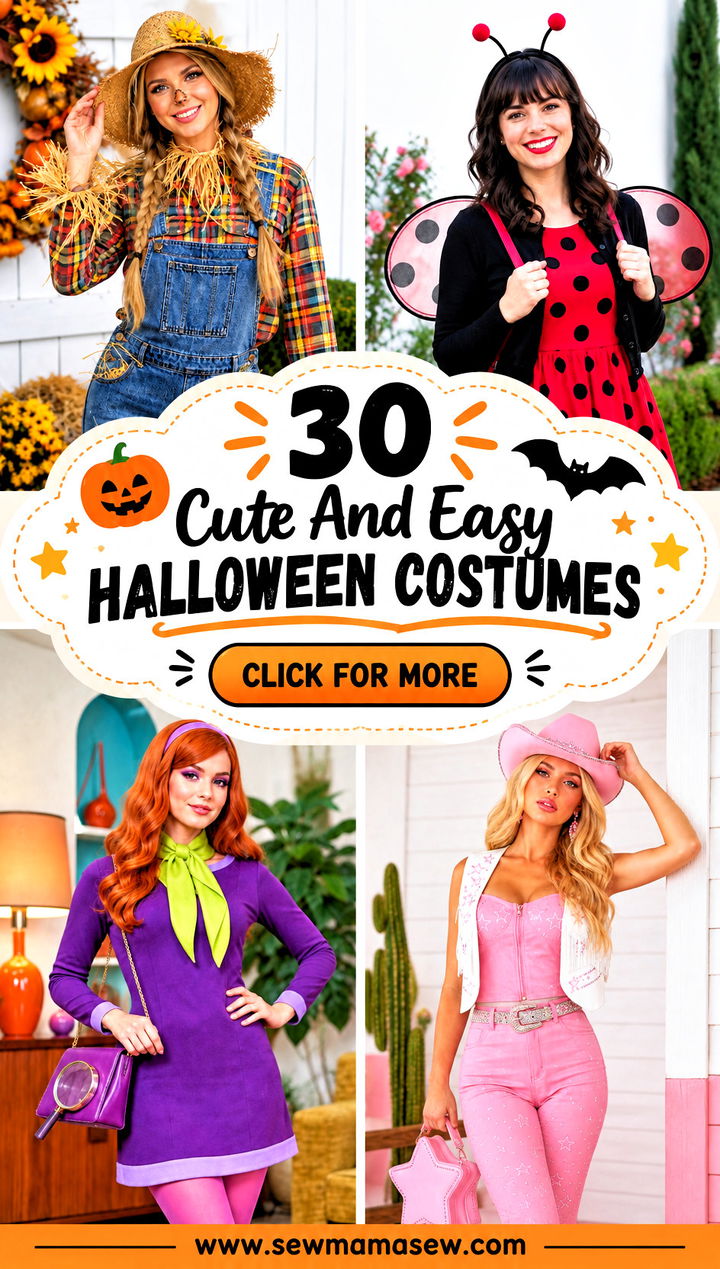 30 Cute And Easy Halloween Costumes - 30 Cute And Easy Halloween Costumes