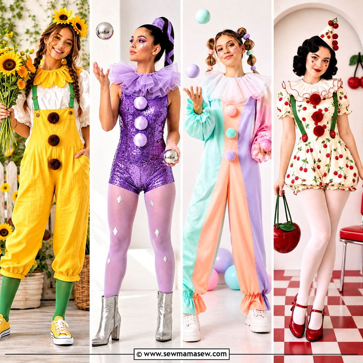 30 Cute Clown Costume Ideas for Women