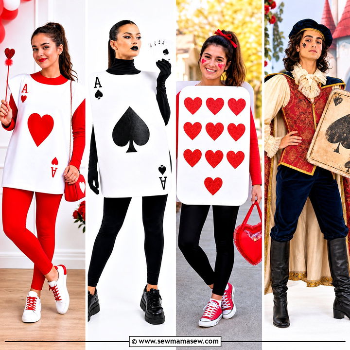 30 Deck of Cards Costume Ideas for a Clever Group Halloween