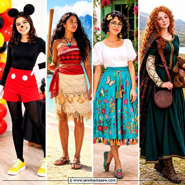 30 Disney Characters Dress Up Ideas for Magical Party Fun