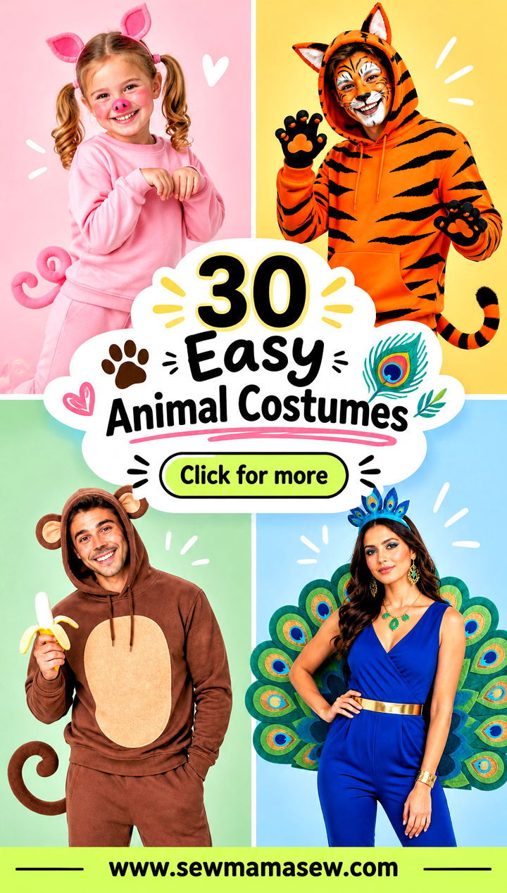 30 Easy Animal Costumes - 30 Easy Animal Costumes