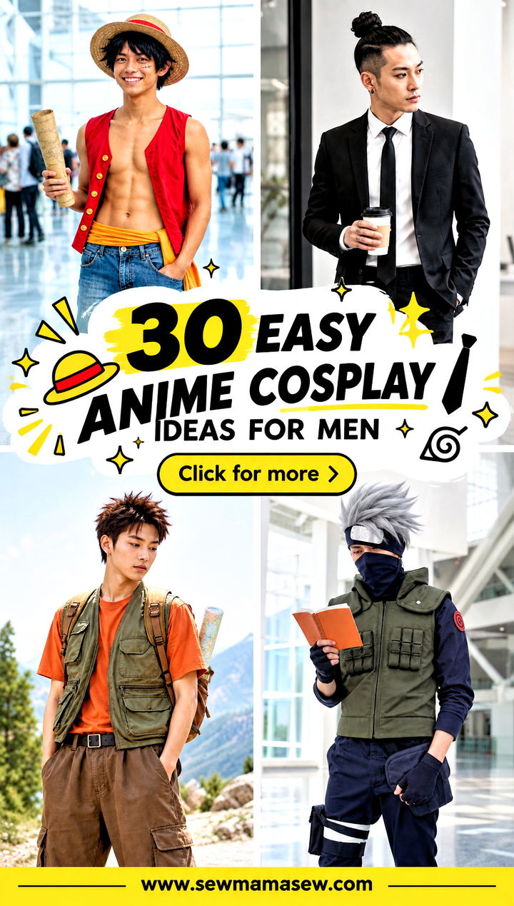 30 Easy Anime Cosplay Ideas for Men - 30 Easy Anime Cosplay Ideas for Men