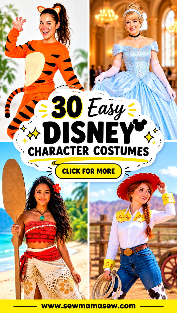 30 Easy Disney Character Costumes - 30 Easy Disney Character Costumes