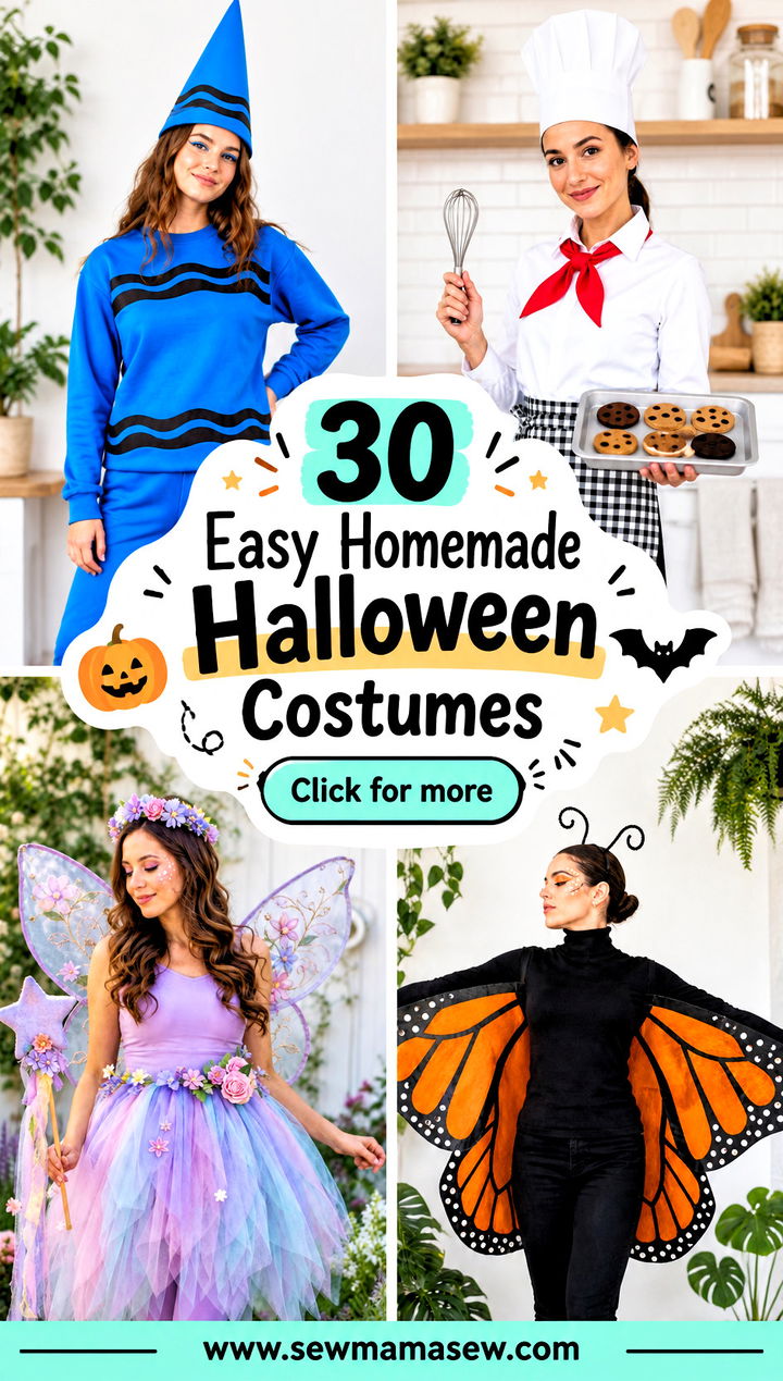 30 Easy Homemade Halloween Costumes - 30 Easy Homemade Halloween Costumes
